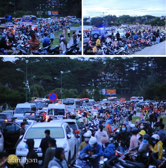 Đà Lạt kẹt cứng vào dịp đầu năm: Đi trăm mét mà mất 1 tiếng đồng hồ-1