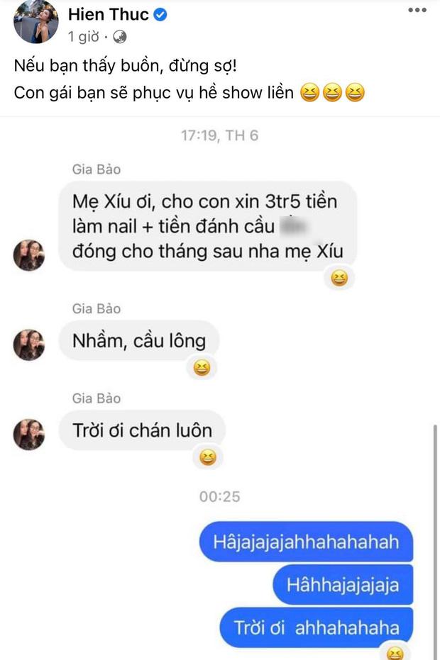 Mẹ con Hiền Thục nói gì khi bị chỉ trích vì tin nhắn nhạy cảm?-1