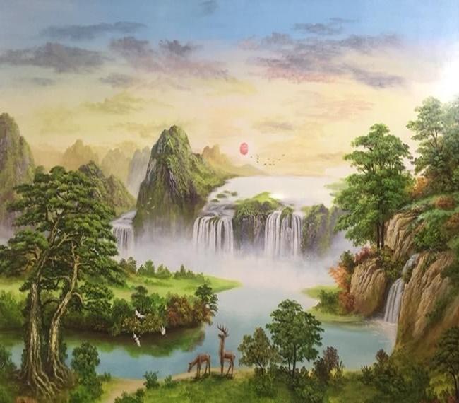 5 mẫu tranh phong thủy nên treo trong nhà để gia đình đại cát đại lợi, tiền về đầy túi-4