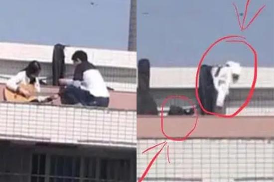 Đang đàn hát, cặp đôi bất ngờ lột đồ diễn cảnh 18+ trên sân thượng