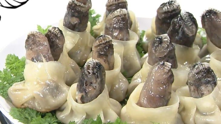 Món há cảo làm từ một loài cá ngoài hành tinh, trông cực kỳ đáng sợ-1