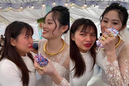 Cô gái ôm cô dâu khóc như mưa ở đám cưới, nguyên nhân phía sau mới bất ngờ