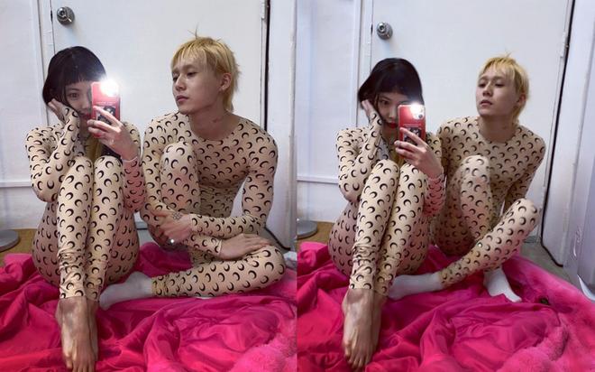 Style thời trang kì quái, ngày càng phản cảm của HyunA và bạn trai-1