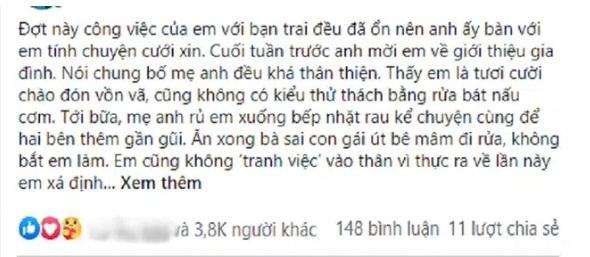 Mẹ bạn trai đề nghị có bầu trước rồi sang năm cưới cho đẹp, nàng dâu đáp trả cứng hơn thép-1