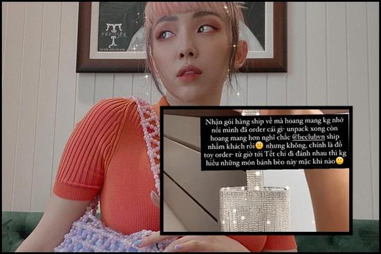 Order hàng online miệt mài, Tóc Tiên chưng hửng khi nhìn vào món đồ mình đặt