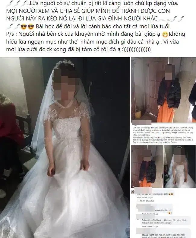 Lừa tình chấn động: Cô dâu 35 tuổi có 2 con, lấy chồng mới cạnh nhà mà không ai biết-1