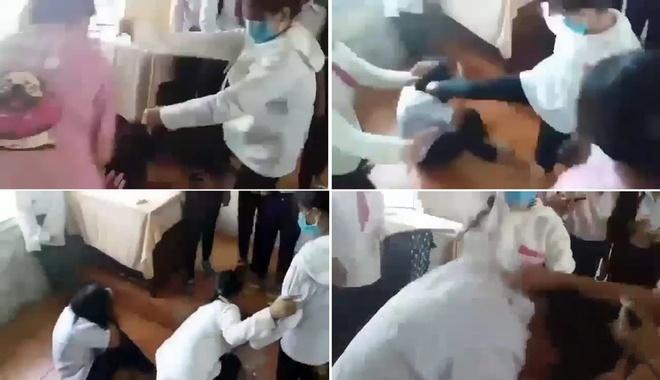 Nhóm nữ sinh đánh bạn, quay clip đăng lên Facebook-1