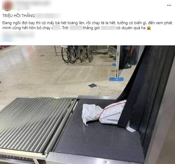 Đang ngồi chờ bay, toàn bộ hành khách hú hồn bỏ chạy khi nhìn thấy vật thể lạ-1