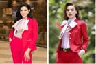 Đỗ Thị Hà 'giật' spotlight nhờ suits đỏ nổi bật, netizen thắc mắc: 'Ủa sao giống Hà Hồ vậy?'