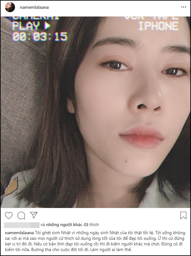 Sinh nhật Nam Em: Năm ngoái ồn ào tiểu tam, năm nay lộ rõ sự sợ hãi-3