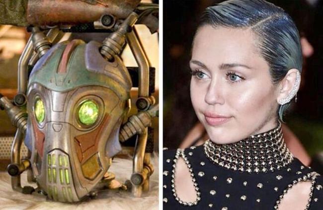 Miley Cyrus cũng từng góp mặt trong Guardians of the Galaxy Vol. 2 nhưng chắc không ai biết. Nữ ca sĩ lồng tiếng cho Mainframe - một trí tuệ nhân tạo cai quản tất cả hành tinh.