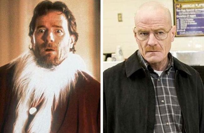 Khó ai có thể nhận ra Bryan Cranston, nam diễn viên chính trong loạt phim Breaking Bad, trong vai một anh chàng phải thế thân cho ông già Noel. Đây là một trong những vai chính đầu tiên của anh. Bộ phim có tên là 'Twas the Night.