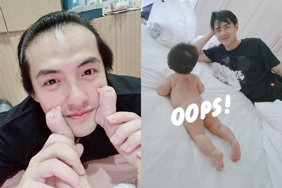 Ông Cao Thắng khoe ảnh 'sexy' của con gái hơn 2 tháng tuổi