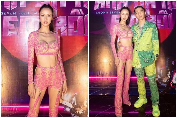 Maya bị chê phản cảm vì mặc váy như không, Hứa Vĩ Văn liền bênh vực-12