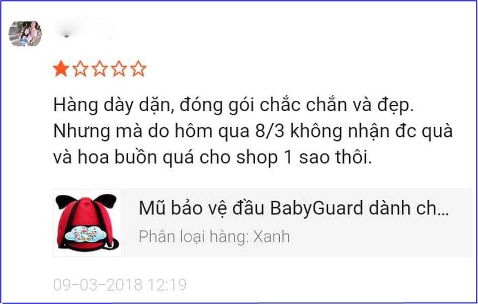7749 lý do mình thích thì mình vote 1 sao thôi của thượng đế khiến chủ shop online cạn lời-6