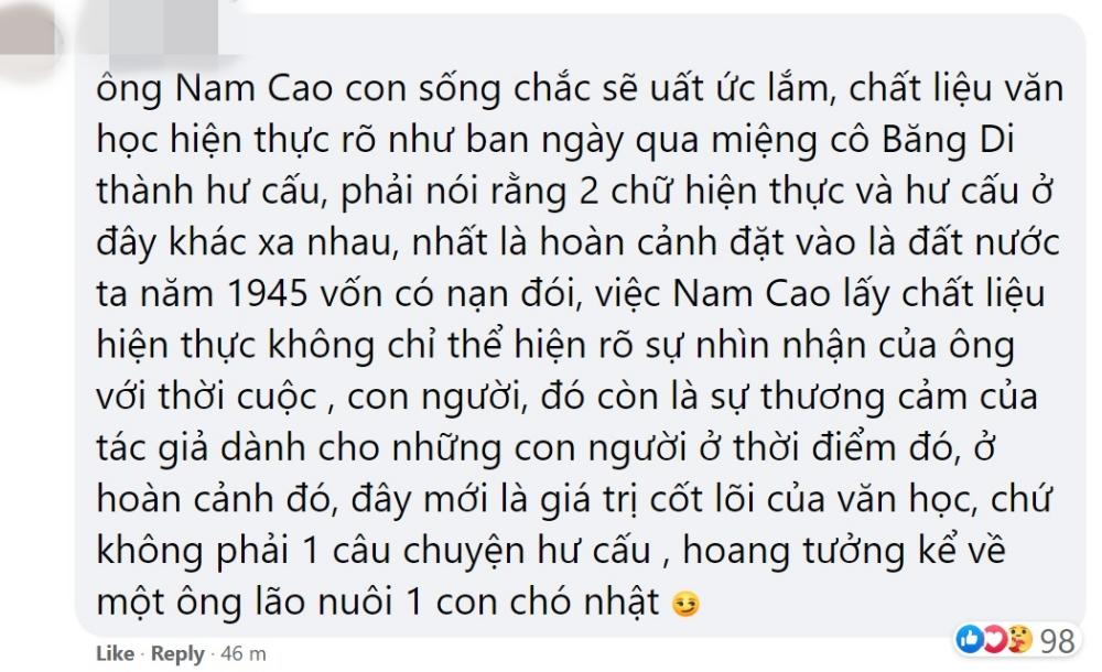 Khán giả phẫn nộ vì Băng Di phát ngôn thiếu hiểu biết về Lão Hạc-5