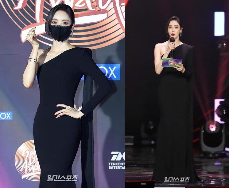 Xuất hiện trong lễ trao giải Golden Disc Awards vào ngày 10/1, Lee Da Hee đã khiến cư dân mạng choáng ngợp với body 