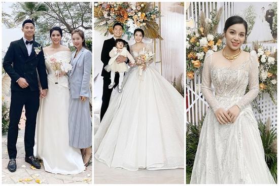 Bà xã Bùi Tiến Dũng chi 1,7 tỷ đồng cho váy cưới trong 3 lần tổ chức hôn lễ