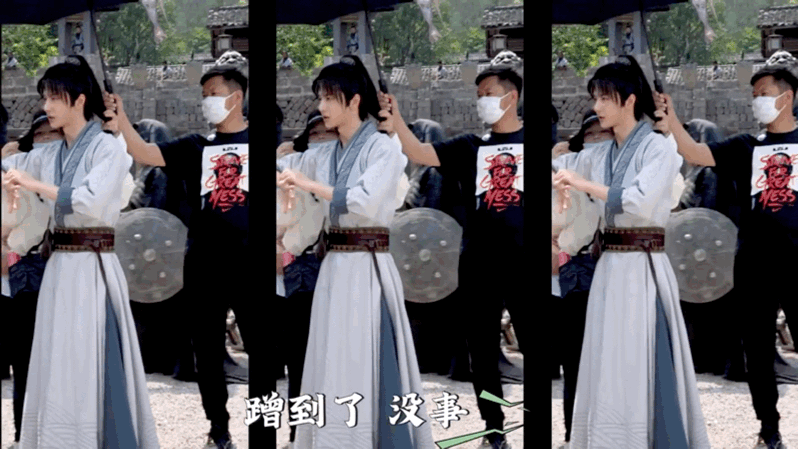 Vương Nhất Bác bị thương vì tự thực hiện cảnh hành động-2