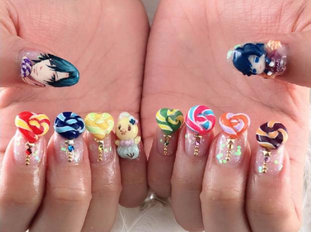 Những bộ nail dành cho các nàng chơi hệ ăn uống-3