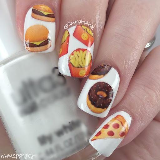 Những bộ nail dành cho các nàng chơi hệ ăn uống-8