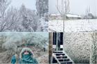 Loạt ảnh tuyết rơi trắng xóa tựa trời Âu tại các điểm du lịch Tây Bắc khiến dân tình 'phát sốt'