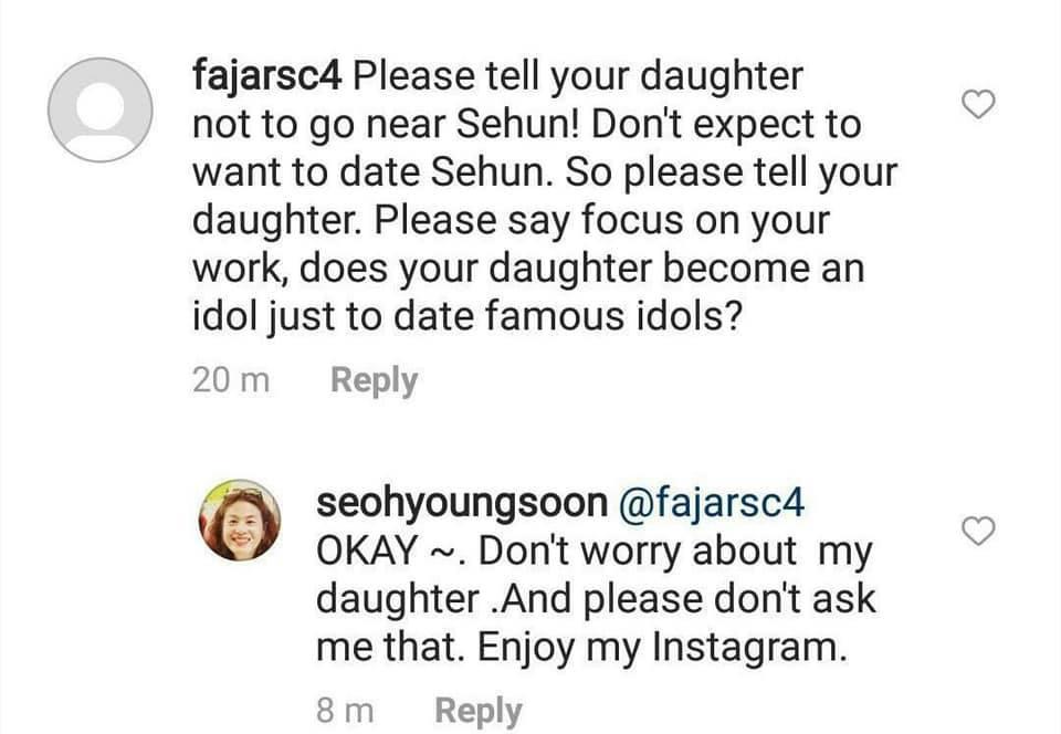 Kim Sejeong lên tiếng khi bị tấn công vì quá thân thiết với Sehun EXO-3