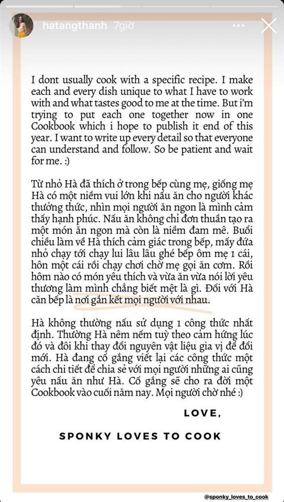 Cuối cùng Hà Tăng cũng đã chuẩn bị ra mắt sách nấu ăn, lời tâm sự về quá trình thực hiện gây xúc động mạnh-4