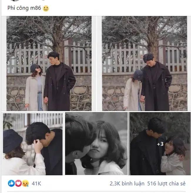 Bộ ảnh thu hút đến 41 nghìn like và câu chuyện tình của cặp đôi hơn kém nhau 26cm-1