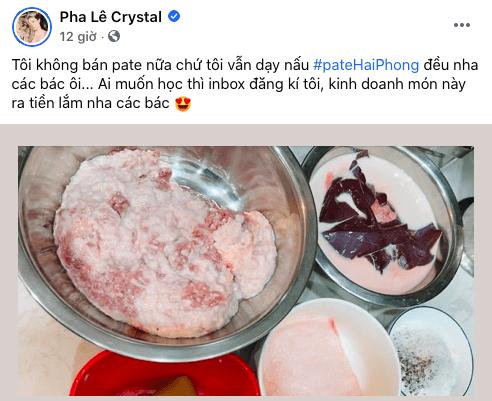 Pha Lê gây tranh cãi khi dạy nấu pate với học phí 100 triệu đồng-2
