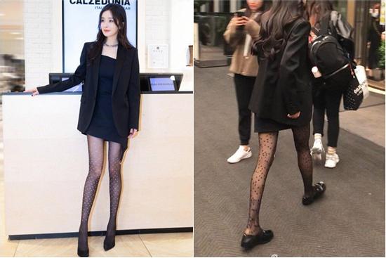 Dương Mịch chân bé tí chỉ bằng 1/2 chân trợ lý, thon nuột tới mức siêu thực