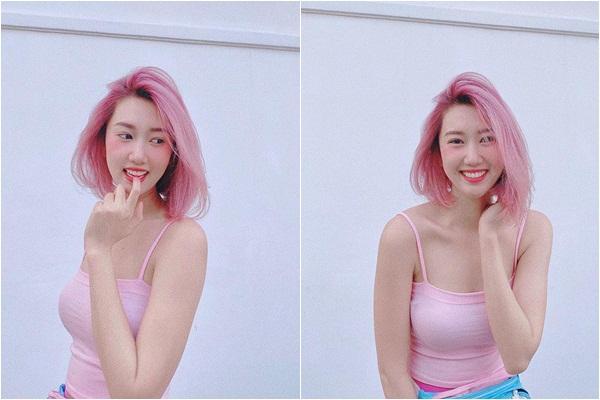 Mâu Thủy lột xác mạnh mẽ với tóc hồng rực giống Thúy Ngân, Vũ Ngọc Anh-11