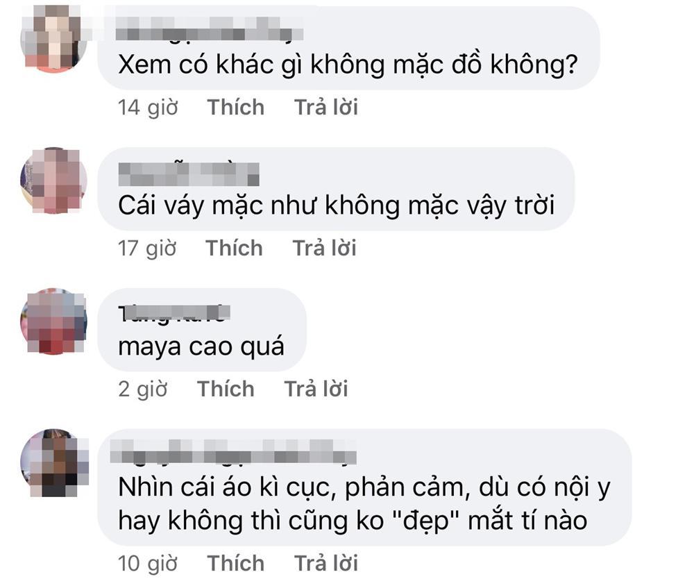 Maya bị chê phản cảm vì mặc váy như không, Hứa Vĩ Văn liền bênh vực-5