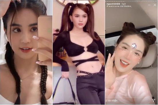 3 kiểu tóc 'hack tuổi’ giúp Ngọc Trinh nhìn trẻ như gái 18