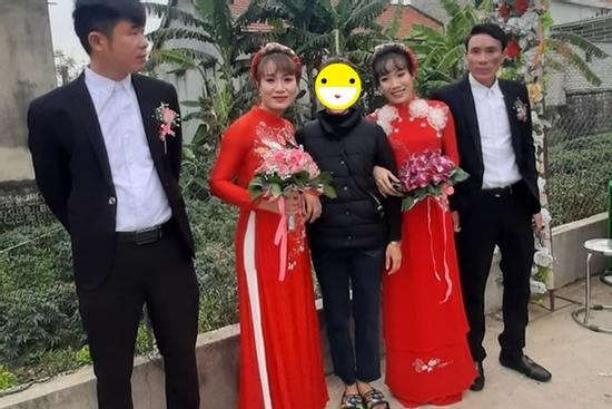 Đám cưới 'không sinh cùng ngày nhưng nguyện lấy chồng cùng giờ' cặp chị em xứ Nghệ