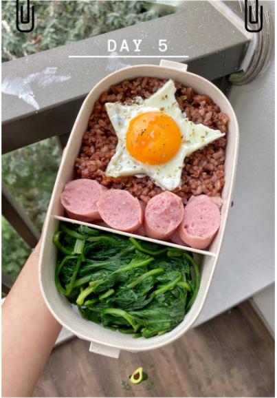 Nhìn hộp cơm ăn theo chế độ Eatclean của nàng sinh viên, ai cũng có động lực giảm cân-6