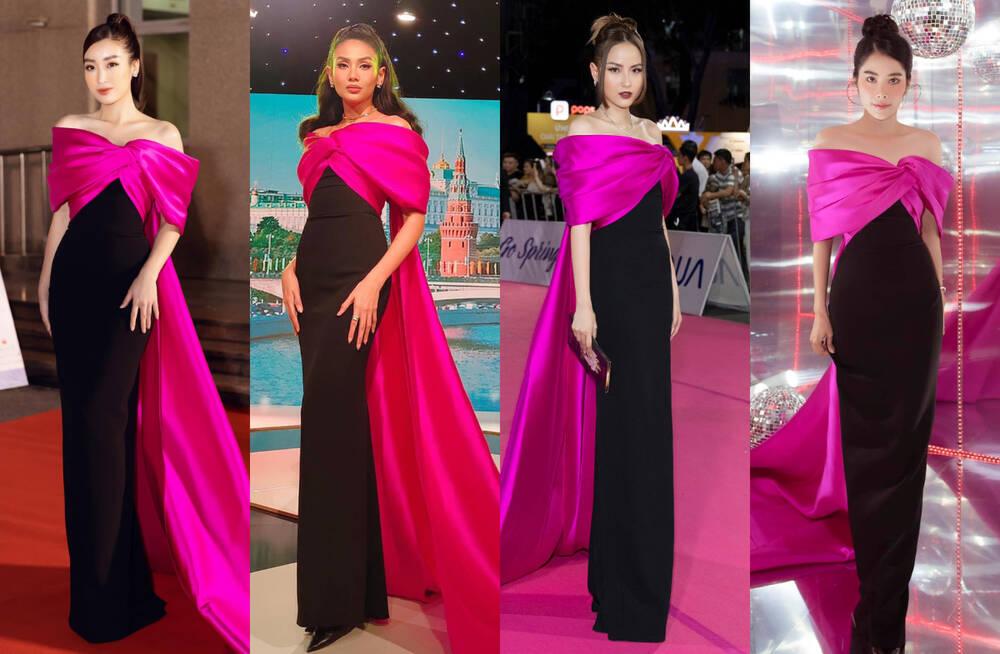 Không phải xuyên thấu hở bạo, váy đính nơ thống trị 2020, Khánh Vân diện như cơm bữa-13