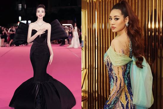 Không phải xuyên thấu hở bạo, váy đính nơ thống trị 2020, Khánh Vân diện như cơm bữa