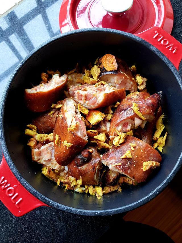 Nấu giả cầy mà kịch tính như phim trinh thám, thành phẩm khiến chị em tròn mắt-4