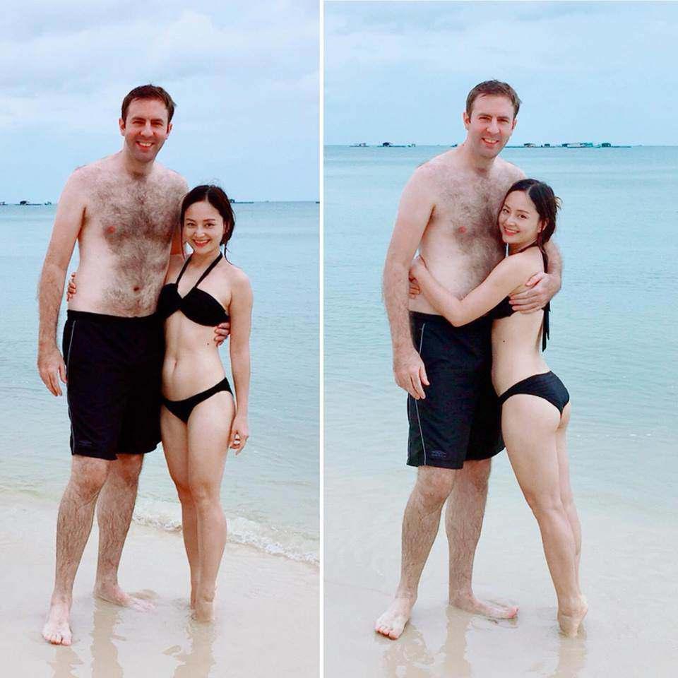Lan Phương ngỡ ngàng khi có người Việt cao hơn cả chồng Tây 2m-2