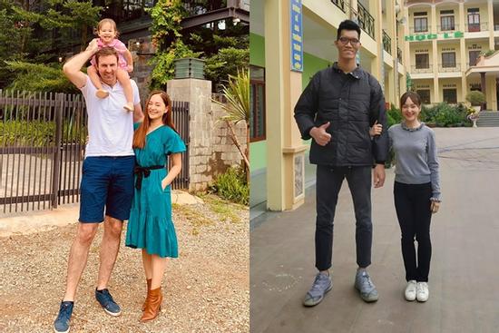 Lan Phương ngỡ ngàng khi có người Việt cao hơn cả chồng Tây 2m