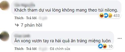 Làm đám cưới trong vườn bưởi trĩu quả, khách muốn ăn cỗ trong bình yên chắc phải đội mũ bảo hiểm-3