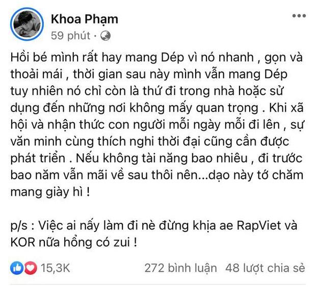 Sau track diss bảo thủ của rapper có tiếng Underground, Karik lên tiếng-2