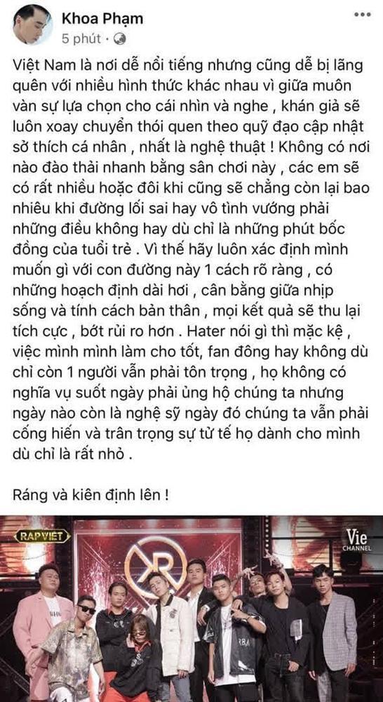 Sau track diss bảo thủ của rapper có tiếng Underground, Karik lên tiếng-7