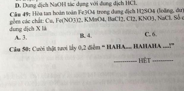 Xuất hiện đề thi có nội dung lạ, học sinh đọc xong cười không ngậm được miệng-1