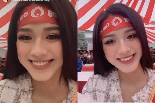 Hoa hậu Đỗ Thị Hà tự đăng thì chân dài đạt tỉ lệ 1/5 khó tin, qua camera thường thì sao?-4