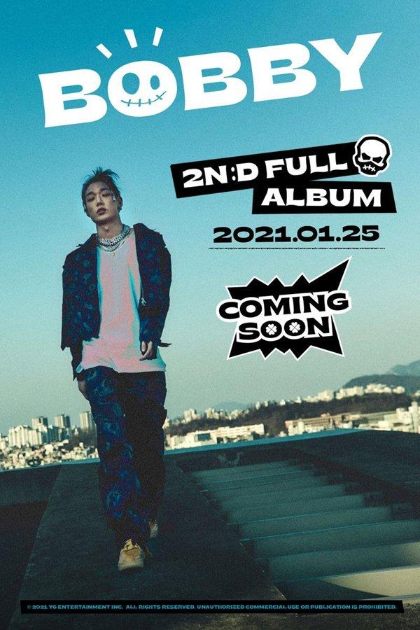 YG Entertainment đăng tải poster chính cho album solo thứ 2 của rapper iKON - Bobby. Album chính thức phát hành vào ngày 25/1 tới đây.