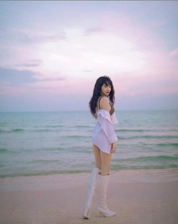 Bảo Anh diện mốt quần tụt khoe body gợi cảm-7