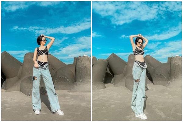 Thời trang hở hang tứ bề nóng bỏng mắt của Bảo Anh-12