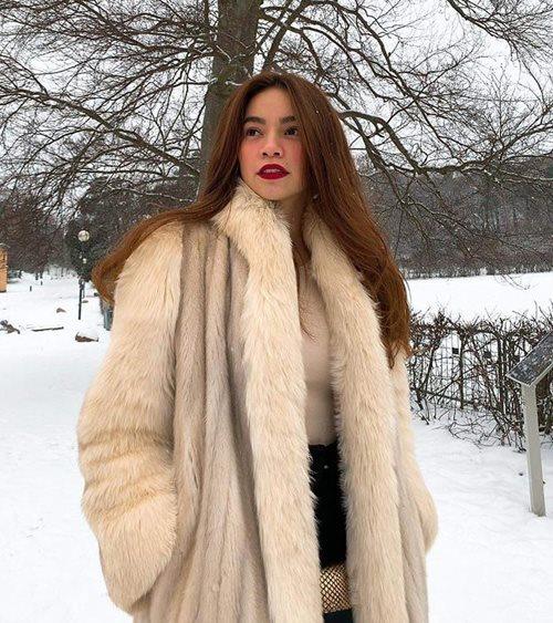 Học Lệ Quyên, Hồ Ngọc Hà cách diện áo lông chanh sả như minh tinh-8